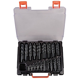 Projahn boormagazijn ECO, HSS-R, 170-delig, Ø 1-10 mm / 0,5 mm stappen, kunststof magazijn