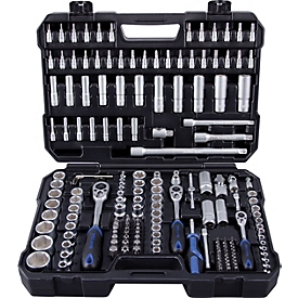 Projahn Coffret à outils PROFICRAFT, 182 pièces, entraînement 1/4" + 3/8" + 1/2", cliquet 48 dents, coffret plastique
