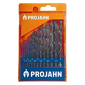 Projahn draaiboorset, HSS-G, 13-delig, Ø 2,0-8,0 mm / 0,5 mm stappen, in kunststof koffer