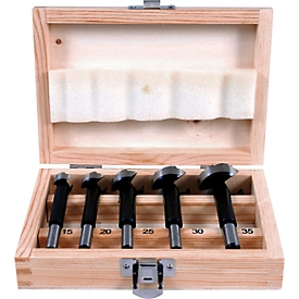 Projahn Forstnerbohrer-Set, 5-teilig, Ø 15-20-25-30-35 mm, Kassette