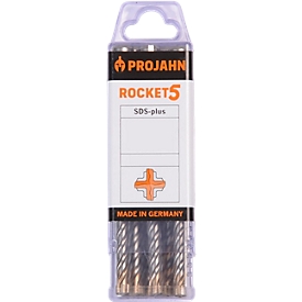 Projahn hamerboor ROCKET 5, staal, SDS-plus, ø 14 mm x 160 mm, set van 10