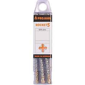 Projahn Hammerbohrer ROCKET 5, Stahl, SDS-plus, ø 12 mm x 260 mm, 5er Pack