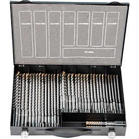 Projahn Jeu de forets marteaux ROCKET 5, SDS-plus, 40 pièces, PGM, en magasin, Ø 6-12 mm, longueurs 110-210 mm