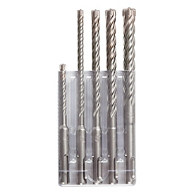 Projahn Jeu de forets marteaux ROCKET 5, SDS-plus, PGM, 5 pièces, Ø 6 x 110/50 mm, Ø 6-8-10 x 160/100 mm, Ø 12 x 160/110 mm