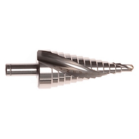 Projahn Stufenbohrer, HSS-Co, Spiralnut, Ø 4–12 mm, Gesamtlänge 92 mm, zylindrischer Schaft