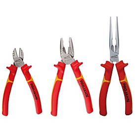 Projahn VDE Zangen-Set, 3-teilig, Werkzeugstahl, Mehrkomponenten-Griff
