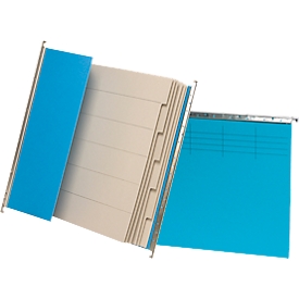 Project suspension file Biella Original, for DIN A4, L 370 x W 295 x H 10,5 mm, cardboard, blue