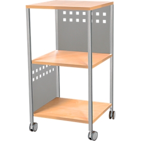 Projektionswagen Rocada RD4035, Mehrzwecktrolley, 3 Ablageböden, fahrbar