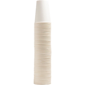 Pronappe gobelet en carton, 35 cl, carton, blanc, 50 pièces