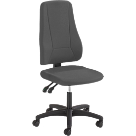 Prosedia Bürostuhl YOUNICO PLUS 3, Permanentkontakt, ohne Armlehnen, hohe 3D-Rückenlehne, anthrazit