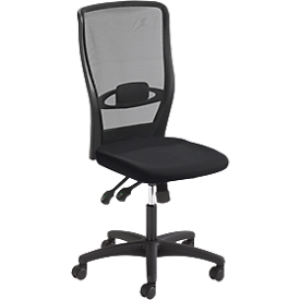 Prosedia bureaustoel YOUNICO PLUS 8 Design, synchroonmechanisme, zonder armleuningen, lordosesteun, zwart/zwart