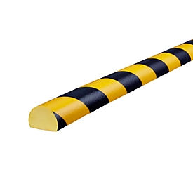 Protección de superficies tipo C, por m lineal, amarillo/negro