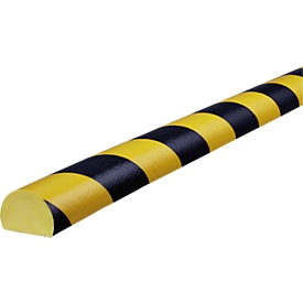 Protección de superficies tipo C, rollo de 5 m, amarillo/negro