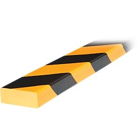 Protection de surface type D, unité de 1 m, jaune/noir
