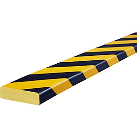Protection de surface type S, unité de 1 m, jaune/noir