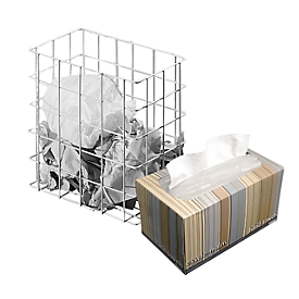 Prullenmand klein + KLEENEX® Ultra Soft handdoeken-box GRATIS