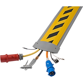 Puentes de cable B25 EasyLoader Max 1500 mm, gris/tapa amarillo/negro