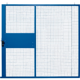 Puerta corredera, para sistema de paredes separadoras, An 2238 x Al 2110 mm, azul