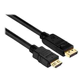 Purelink PureInstall PI5100 - Adapterkabel - DisplayPort männlich zu HDMI männlich - 10 m - Dreifachisolierung - Schwarz