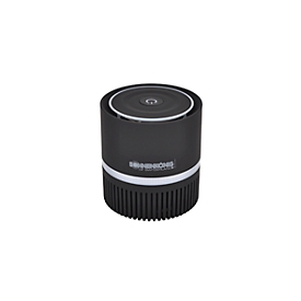 Purificateur d'air OFFICE NEW YORK, avec filtre HEPA 99,97 % et filtre grossier, prise USB, ø 180 x H 190 mm, pour des pièces jusqu'à 18 m².