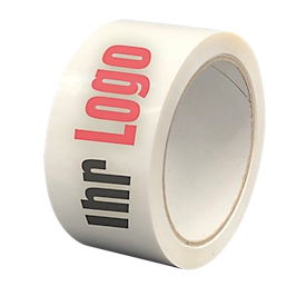 PVC-Klebeband, 2-farbiger Druck, weiß, 288 Rollen