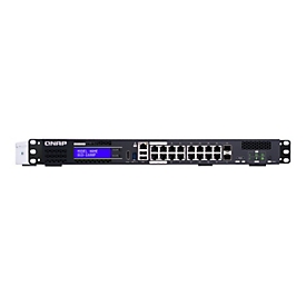 QNAP QGD-1600P - Switch - 16 Anschlüsse - Smart - an Rack montierbar