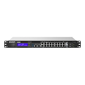 QNAP QGD-1602P - Switch - 18 Anschlüsse - Smart - an Rack montierbar