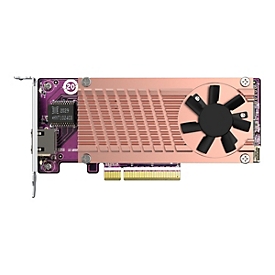 QNAP QM2 CARD - M.2 - PCIe - Profil bas - PCI 3.0 - RJ-45 - Argent