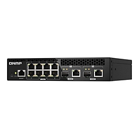 QNAP QSW-M2108R-2C - Switch - 10 Anschlüsse - managed - an Rack montierbar