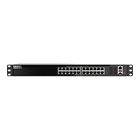 QNAP QSW-M3224-24T - Switch - L3 Lite - managed - 24 x 100/1000/2.5G/5G/10GBase-T - an Rack montierbar