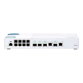 QNAP QSW-M408-2C - Switch - 12 Anschlüsse - managed