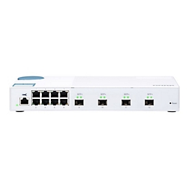 QNAP QSW-M408S - Switch - 12 Anschlüsse - managed