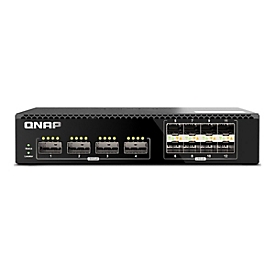 QNAP QSW-M7308R-4X - Switch - managed - 4 x 100 Gigabit QSFP28 + 8 x 25 Gigabit SFP28 - an Rack montierbar