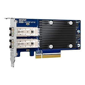 QNAP QXG-10G2SF-X710 - Netzwerkadapter - PCIe 3.0 x8 Low-Profile - 10 Gigabit SFP+ x 2 - für P/N: SFP1G-SX-85