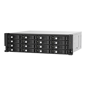 QNAP TL-R1620Sep-RP - Boîtier HDD - 2.5/3.5" - SAS-3 - Série ATA III - 12 Gbit/s - Échange à chaud - Noir - Gris