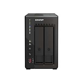 QNAP TS-253E - NAS-Server - 2 Schächte - SATA 6Gb/s - RAID 0, 1, 5, 6, 10, 50, JBOD, 60 - RAM 8 GB