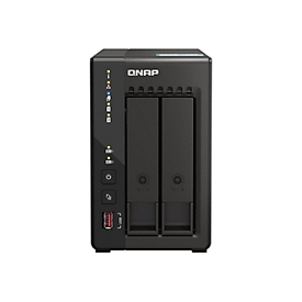 QNAP TS-253E - NAS-Server - 2 Schächte - SATA 6Gb/s - RAID RAID 0, 1, 5, 6, 10, 50, JBOD, 60 - RAM 8 GB