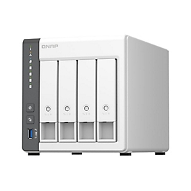 QNAP TS-433 - NAS-Server - 4 Schächte - SATA 6Gb/s - RAID 0, 1, 5, 6, 10, JBOD, 50, 60 - RAM 4 GB