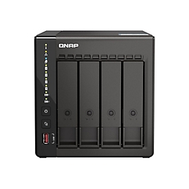 QNAP TS-453E - NAS-Server - 4 Schächte - SATA 6Gb/s - RAID RAID 0, 1, 5, 6, 10, 50, JBOD, 60 - RAM 8 GB