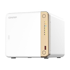 QNAP TS-462 - NAS-Server - 4 Schächte - SATA 6Gb/s - RAID 0, 1, 5, 6, 10, JBOD - RAM 4 GB
