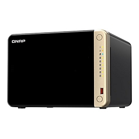 QNAP TS-664 - NAS-Server - 6 Schächte - SATA 6Gb/s - RAID 0, 1, 5, 6, 10, 50, JBOD - RAM 8 GB