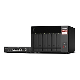 QNAP TS-673A - NAS-Server - 6 Schächte - SATA 6Gb/s - RAID JBOD, 0, 1, 10, 50, 60, 5, 6 - RAM 8 GB