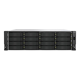 QNAP - TS-h1677AXU-RP-R7-32G - NAS-Server - 16 Schächte - Rack einbaufähig SATA 6Gb/s RAID RAID 0 1 5 6 10 50 JBOD 60 RAM 32 GB Gigabit Ethernet / 2.5 Gigabit Ethernet / 5 Gigabit Ethernet / 10 Gigabit Ethernet iSCSI Support 3U