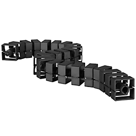 Quadro cable guide, L 750 mm, black