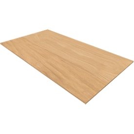 QUANDOS BOX Deck, W 800 x D 440 x H 8 mm, oak Masonic