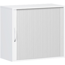 Querrollladenschrank PALENQUE, 2 OH, B 800 x T 400 x H 752 mm, weiss