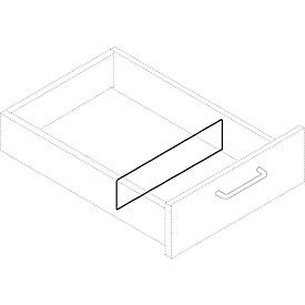 Querteiler A4, für Rollcontainer 1233