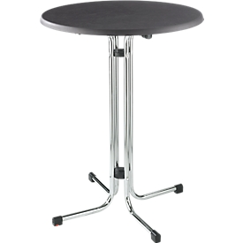 Quickstep-staaftafel, bestand tegen desinfectiemiddelen, chromen frame
