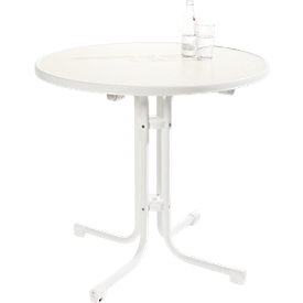 Quickstep tafel, bestand tegen desinfecterende middelen, ø 700 mm