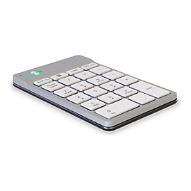 R Go Nummernblock Compact break - Tastenfeld - kabellos - Bluetooth 5.0 - weiß